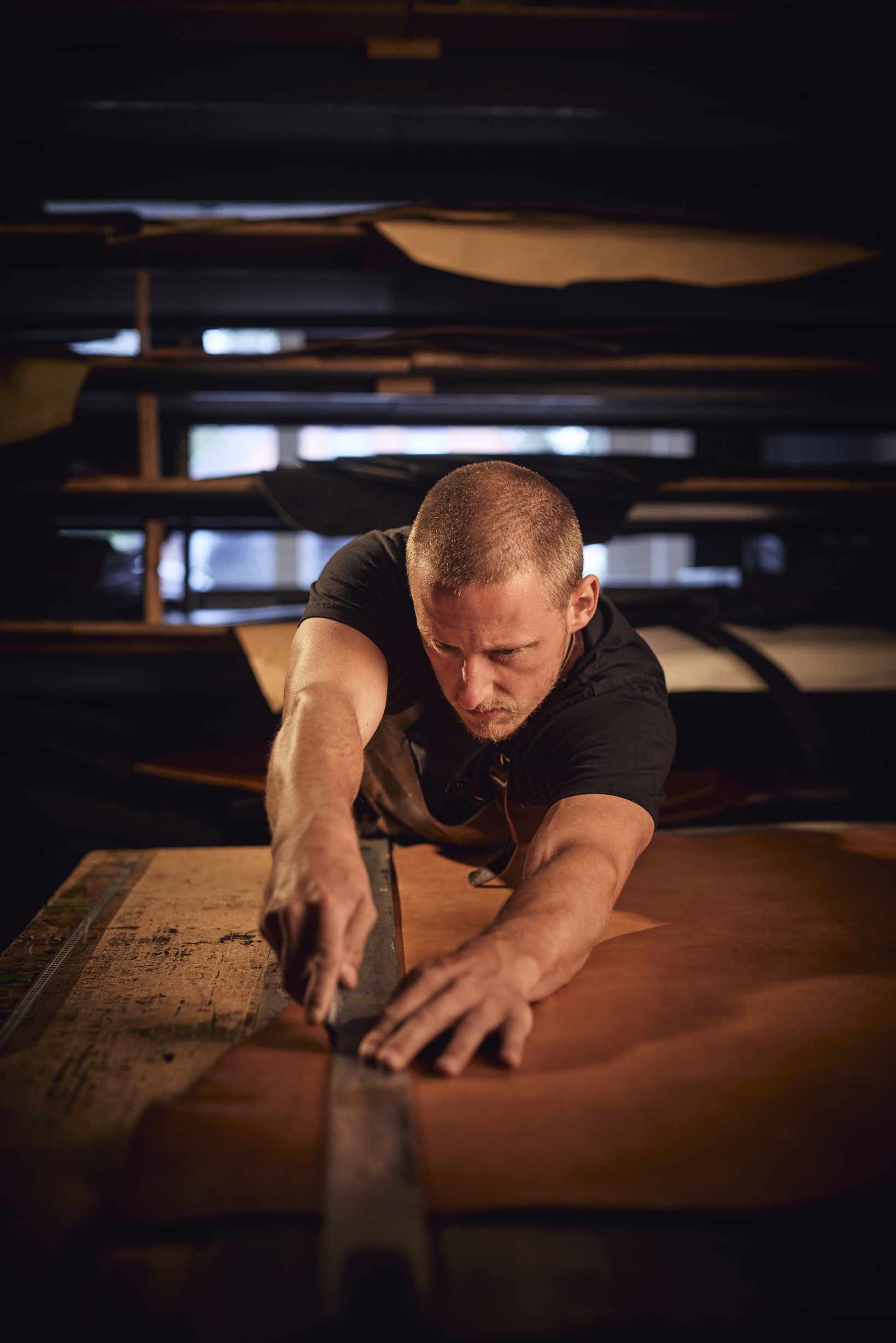 Sleufriem Stierenleder