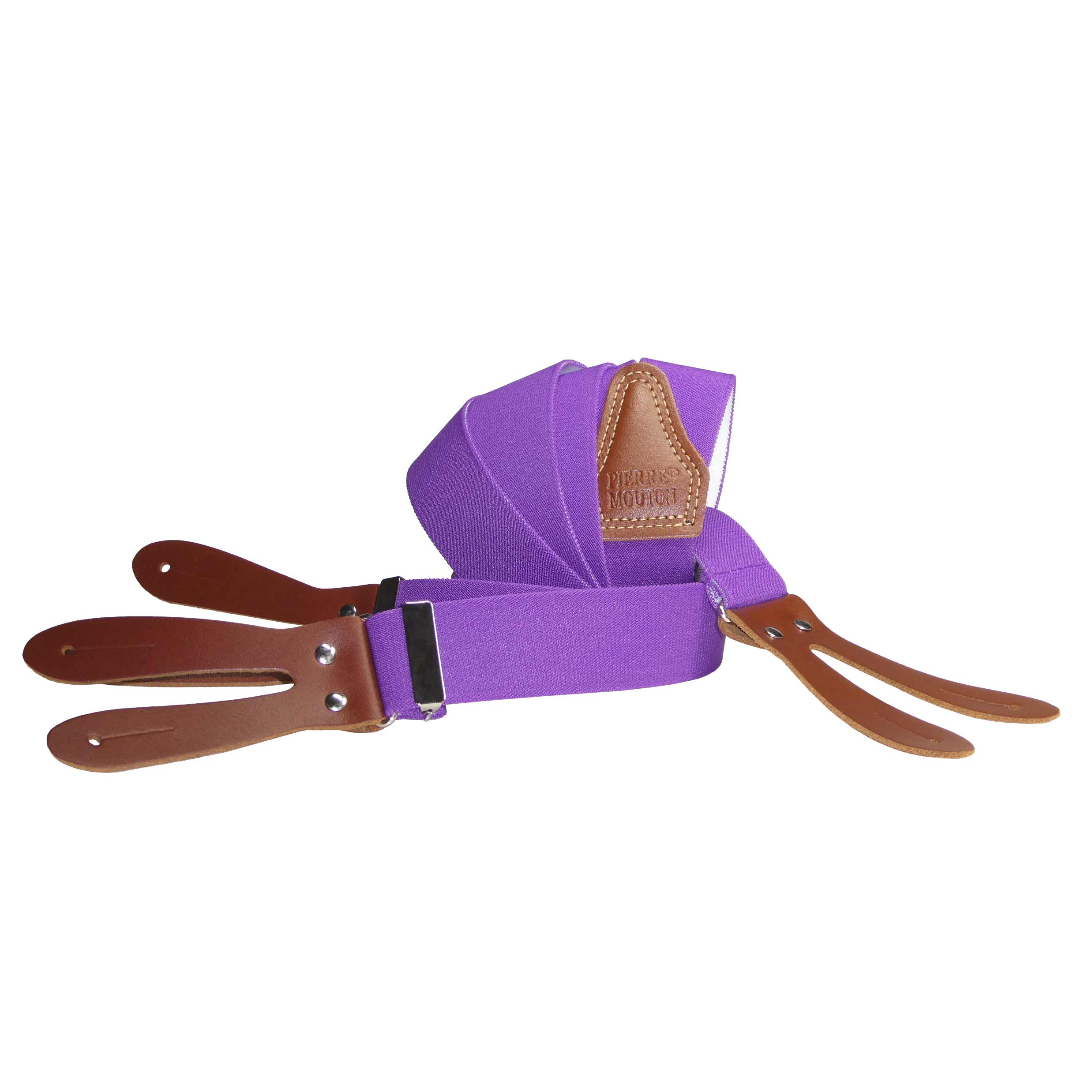 Sterke bretel met leertjes