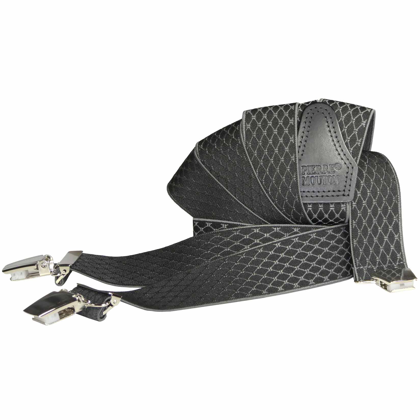 Mooie bretel Diadème Zwart met glans motief