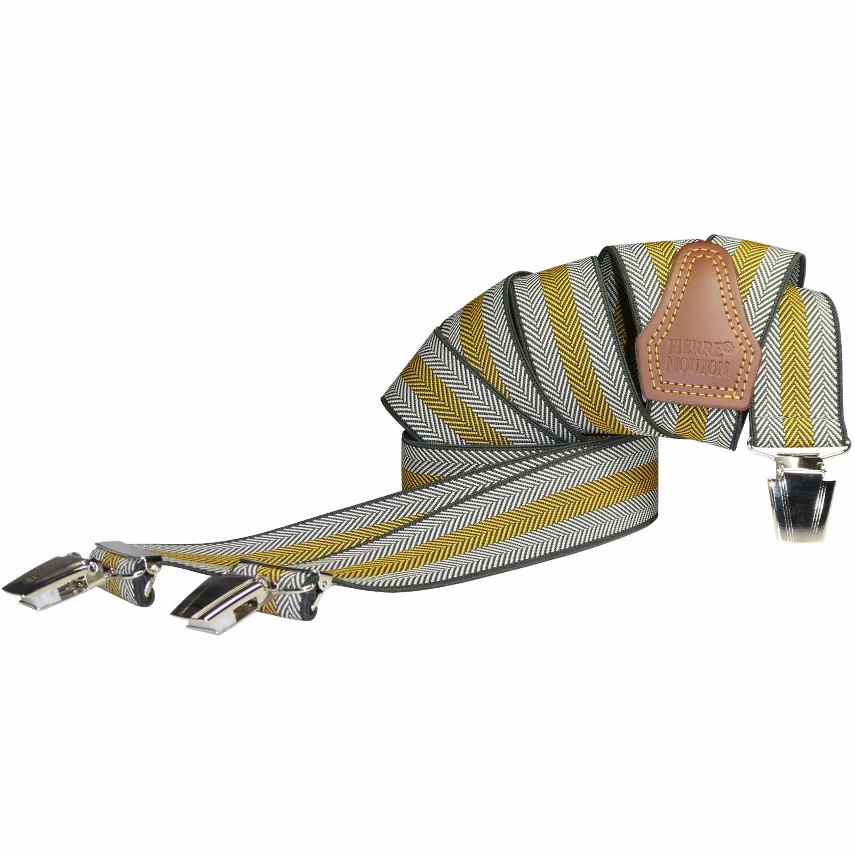 Mooie bretel Chevron Geel Vrolijke kleur