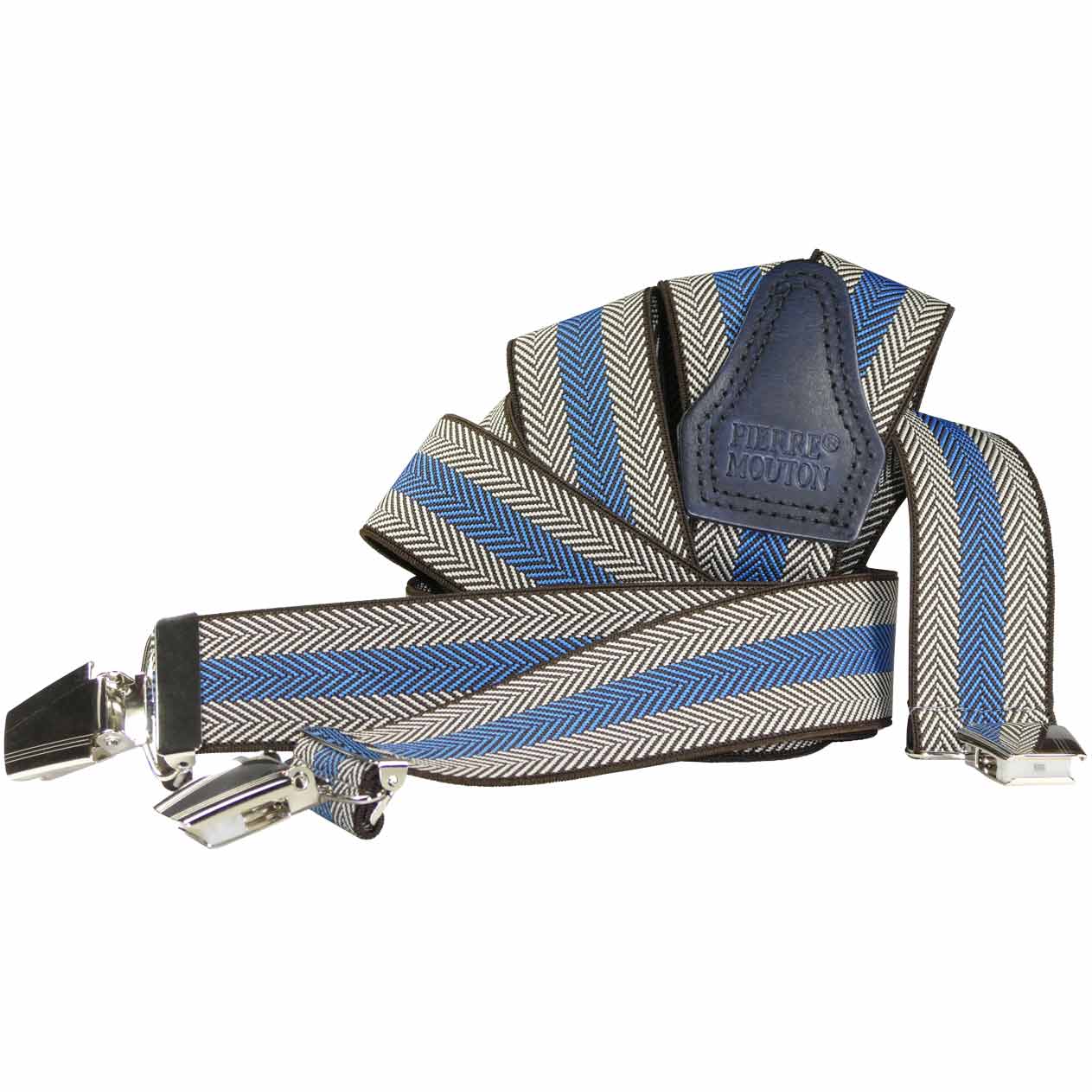 Sterke bretel Chevron Lichtblauw Pierre Mouton